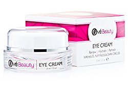 BEST EYE CREAM FOR WRINKLES, DARK CIRCLES and PUFFINESS with Vitamin C and Glycolic Acid. Enriched with Green Tea, Rosehip Oil and Coenzyme Q10 for Beautiful Skin With Superior Anti-wrinkle Results