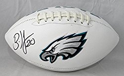 Brian Dawkins Autographed Philadelphia Eagles Logo Football- JSA W Auth