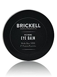 Brickell Men’s Restoring Eye Cream for Men, Natural & Organic Anti Aging Eye Balm To Reduce Puffiness, Wrinkles, Dark Circles, & Under Eye Bags – .5 oz