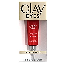 Olay Eyes Pro-Retinol Eye Cream Treatment to Reduce the look of Deep Wrinkles and Reflect Visibly Smoother, Younger-Looking Eyes, 0.5 Fl Oz