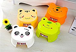 Step Stool for Kids / Anti-Slip Stool for Children – Perfect Using in Bedroom, Kitchen, Bathroom and Living Room – Ideal Gift for Kids – Different Cute Pictures for Optional