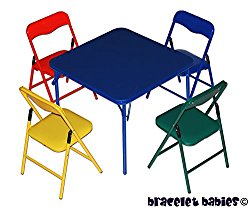 Children’s Folding Table & Folding Chairs Furniture Set