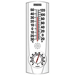 Springfield Vertical Thermometer and Hygrometer (9.125-Inch)