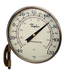 Taylor Precision Products Heritage Metal Dial Thermometer (4.25-Inch)