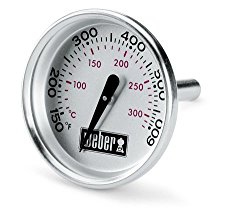 Weber 60540 Charcoal, Spirit, Q Grill Replacement Thermometer, 1-13/16″ Diameter