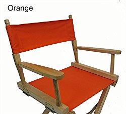 Replacement Cover Canvas for Director’s Chair (Flat Stick) (Orange)