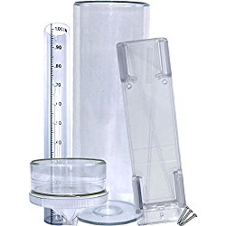 Stratus Precision Rain Gauge with Mounting Bracket (14″ All Weather)