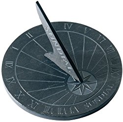 Esschert Design USA LS002 Round Slate Sundial
