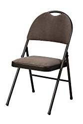 Meco 4-Pack Double Padded High Back Chair, Cinnabar Frame and Corrin Fabric Seat and Back