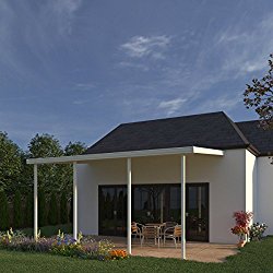 Heritage Patios 12 ft. x 14 ft. Ivory Aluminum Patio Cover (4 Posts / 20 lb. Moderate Snow Areas)