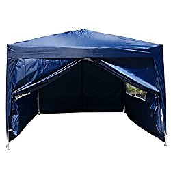 Two Doors Two Windows Canopy Party Folding Tent With Sides 3m 3m