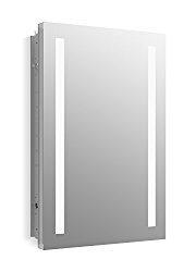 KOHLER 99003-TL-NA Verdera Lighted Medicine Cabinet, Aluminum