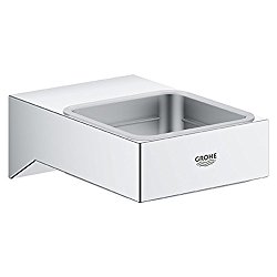 GROHE 40865000 Selection Cube Holder f.Glass/Dish/Disp. , Starlight Chrome