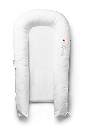 DockATot Grand Dock (Pristine White) – Perfect for Cuddling, Lounging, Co Sleeping & Crib to Bed Transition – Breathable & Hypoallergenic – Lightweight for Easy Travel – Suitable from 9-36 months