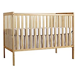 Dream On Me Synergy 5-in-1 Convertible, Crib, Natural