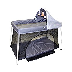 Portable Crib – Front And Top Baby Access With Sun Shade And Bug Canopy. Your Home And Travel Crib. Easy Set Up And Take Down. Useful Cribs For All New Mothers And Mothers To Be.