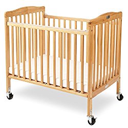 LA Baby The Little Wood Crib, Natural