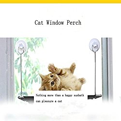 Cat Window Perch – Durable Cat Hammock For Window With 6 Patent Suction Cups Hold Up To 45lbs Safe Sunny Seat Window Mounted Cat Bed Perfect Strong Kitty Cot For Your Kitten Enjoy Sunshine