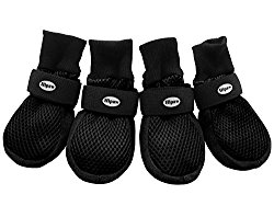 HiPaw Breathable Dual Mesh Soft Sole Dog Boots Paw Protector