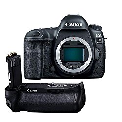 Canon EOS 5D Mark IV DSLR Body – With Canon BG-E20 Battery Grip