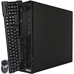 2017 Lenovo ThinkCentre M82 SFF Business Desktop Computer, Intel Quad-Core i5-3470 Processor 3.2GHz (up to 3.6GHz), 12GB RAM, 2TB HDD, DVD ROW, Windows 10 Professional (Certified Refurbished)