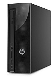 HP 260-A010 Premium Slimline Desktop – Intel Quad-Core Pentium J3710 up to 2.64GHz, 4GB RAM, 1TB HDD, DVD, 802.11bgn, Bluetooth 4.0, HDMI, USB 3.0, Windows 10 Home (Certified Refurbished)