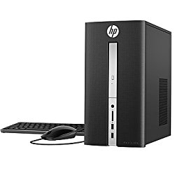 Newest HP Pavilion Flagship High Performance Desktop, Intel Core i5-7400 Quad-Core, 12GB DDR4, 1TB HDD, DVD RW, Bluetooth 4.2 M.2, WIFI, Windows 10, Wired Keyboard and Mouse