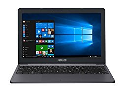 ASUS VivoBook E203NA-YS02 11.6” Featherweight design Laptop, Intel Dual-Core Celeron N3350 2.4GHz processor, 4GB DDR3 RAM, 64GB EMMC Storage, App based Windows 10 S