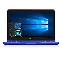 Dell i3168-3271BLU 11.6″ HD 2-in-1 Laptop (Intel Pentium N3710 1.6GHz Processor, 4 GB DDR3L SDRAM, 500 GB HDD, Windows 10) Bali Blue