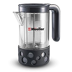 Mueller Hydro Press Best French Press Coffee and Tea Maker with Patented Pressure Extraction System Perfect for Bullet Proof Coffee, Made of Eastman Tritan TX1001 Easy Clean