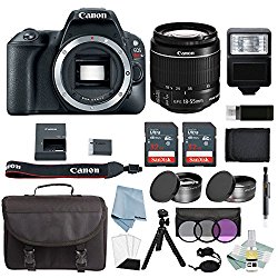 Canon EOS Rebel SL2 Bundle With EF-S 18-55mm f/4-5.6 IS STM Lens + Canon SL2 Camera Advanced Accessory Kit – Canon SL2 Bundle Includes EVERYTHING You Need To Get Started