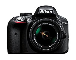 Nikon D3300 w/ AF-P DX 18-55mm VR Digital SLR – Black