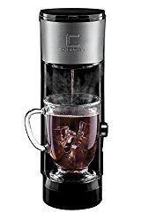 Chefman Coffee Maker K-Cup InstaBrew Brewer – FREE FILTER INCLUDED For Use With Coffee Grounds – Instant Reboil – Small Footprint Single Serve – RJ14-SKG-IR