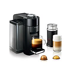 Nespresso Vertuo Evoluo Coffee and Espresso Machine with Aeroccino by De’Longhi, Black
