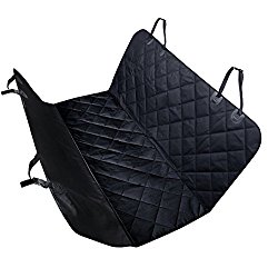 URPOWER Pet Seat Cover Car Seat Cover for Pets – Waterproof & Scratch Proof & Nonslip Backing & Hammock, Quilted, Padded, Durable and Machine Washable Pet Seat Covers for Cars Trucks and SUVs
