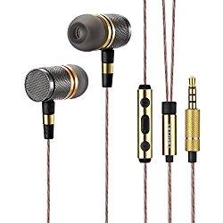Betron YSM1000 Earphones Headphones, High Definition, in-ear, Noise Isolating , Heavy Deep Bass for iPhone, iPod, iPad (With Remote and Mic)