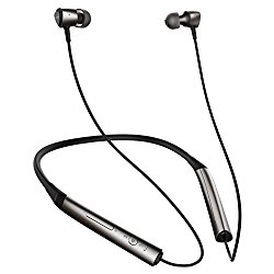 Mpow A1 Neckband Bluetooth Headphones Magnetic Wireless Headset, Hi-Fi Dual Acoustic Chamber Wireless Earbuds, 5-Min Quick Charge, In-Ear V4.1 Bluetooth Earphones with Mic, Remote