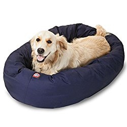 40 inch Blue Bagel Dog Bed By Majestic Pet Products