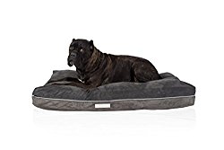 LaiFug Double-side Memory Foam Pet/Dog Bed(Large 43”x28”x5”, Grey/Black)with Removable Washable Cover …