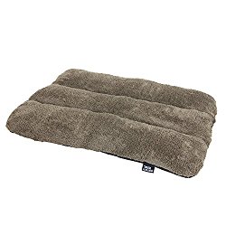 SportPet Designs Waterproof Pet Bed with Non Skid Bottom Fits Plastic Dog Kennel, 24″ L