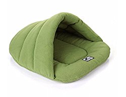 Warm Sleeping Bags Pet Kennel Pet Nest Dog Litters Medium Small Animal House Sleeping Bag Winter Nest (Xs-l) Green Color (Green, L)