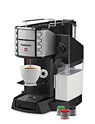 Cuisinart EM-600 Buona Tazza Superautomatic Single Serve Espresso Caffe Latte Cappuccino and Coffee Machine, Black