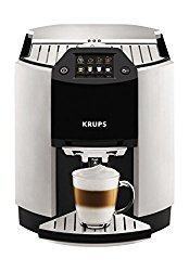 KRUPS EA9010 Barista One Touch Cappuccino Super Automatic Machine with Automatic Rinsing and Advanced Two-Step Milk Frothing Technology, 57-Ounce, Silver