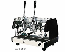 La Pavoni Bar 2L-B Lever Espresso Coffee Machine with Chromed Brass Groups, Golden Black, 14 liter boiler, Manual boiler water charge button, Anti-vacuum valve, Manometer for the boiler pressure control