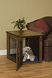Chew Proof Dog Crate Amish Wooden – Luxurious & Decorative Dog Crate End Table Size:Medium