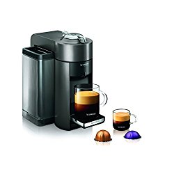 Nespresso GCC1-US-GM-NE VertuoLine Evoluo Deluxe Coffee and Espresso Maker, Graphite Metal (Discontinued Model)