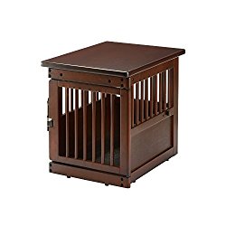 Richell Wooden End Table Crate, 24″ X 18.1″ X 20.9″, Small, Brown