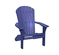Poly Fan-Back Adirondack Chair (Patriot Blue)
