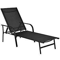 Modern Pool Chaise Sun lounge with Adjustable Back