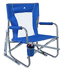 GCI Waterside Beach Rocker Portable Folding Low Rocking Chair